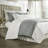 Ensemble de courtepointe en coton blanc 2 pièces Asher-14760164