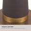 Clemence 11-in Red dimmable LED Table Lamp-110901800