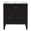 Ensemble de meuble-lavabo 60 po avec lavabo double, lavabo en céramique, portes à fermeture en douceur avec tablette, tiroir de rangement-2113437038-2113437026