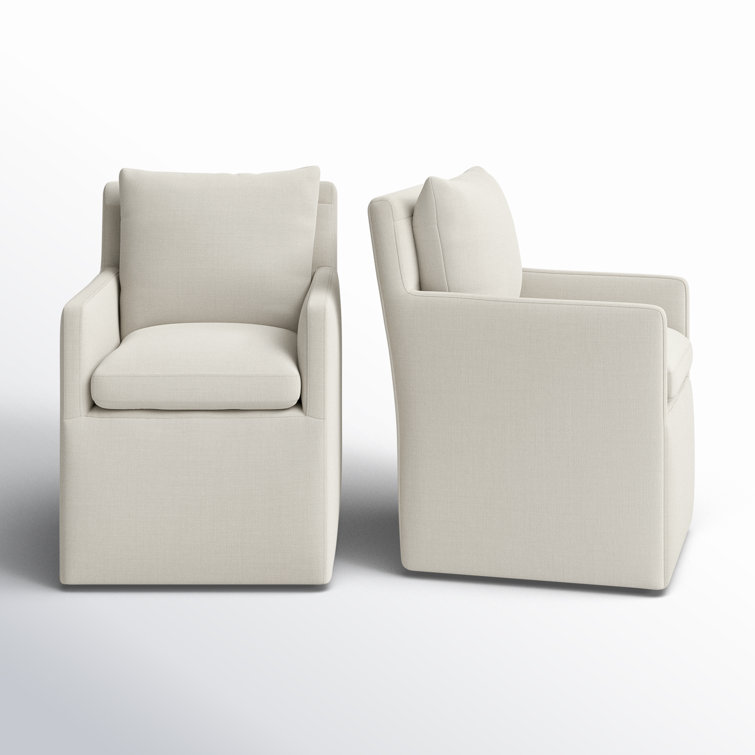 Alayaa Performance Upholstered Armchair with Casters