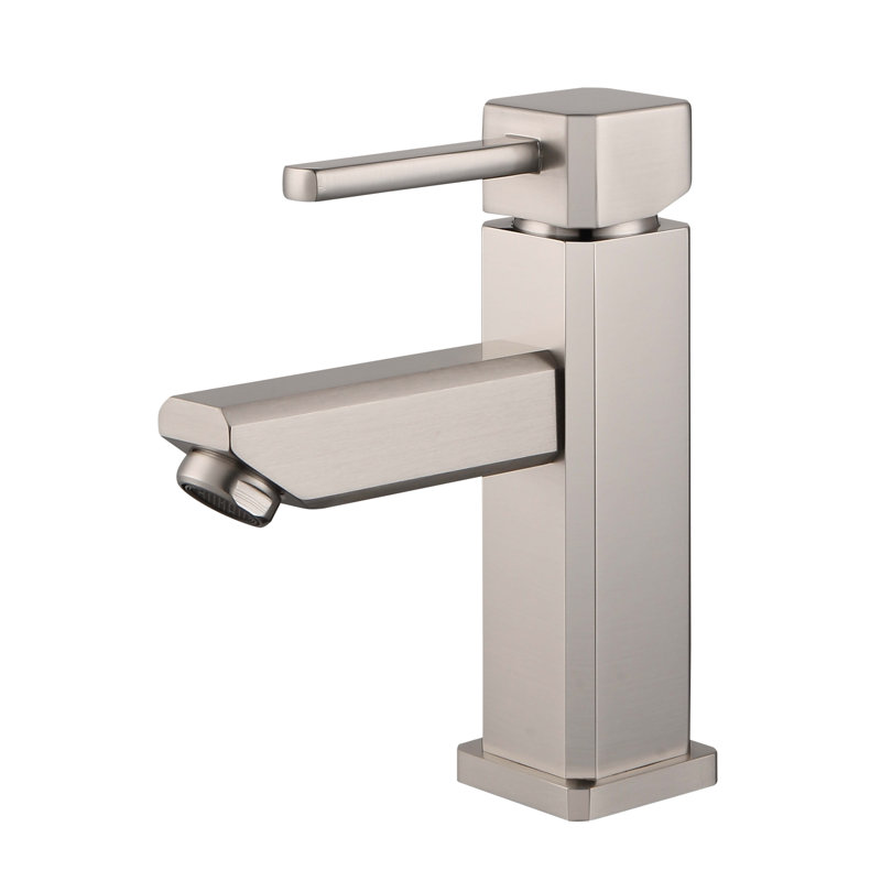 Bathroom Faucet with Drain Assembly, Brushed Nickel