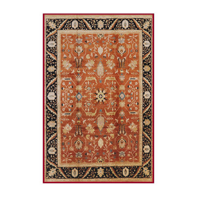 Tapis brun / noir Swarthofthi