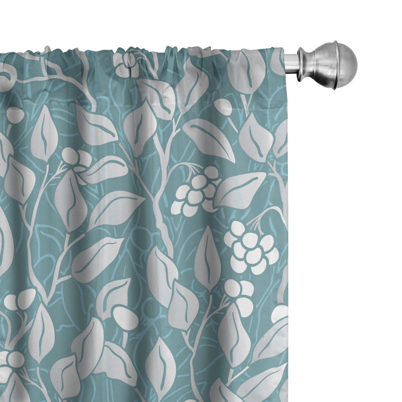 Semi Sheer Curtain Pair, 28" W x 95" L