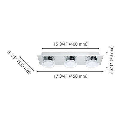 18'' 3 -Light Track Track Kit