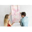 Magnetic Memo Board Whiteboard - 60 x 120 cm - With Marker and Magnets - Watercolor flakes