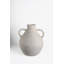 Vase en papier mélangé blanc H 13,6 po et diamètre 11,8 po Perth-459942683