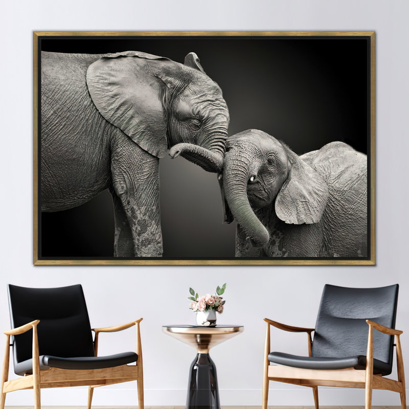 Print on Canvas, Gold Floater Framed, 80 cm H x 110 cm W