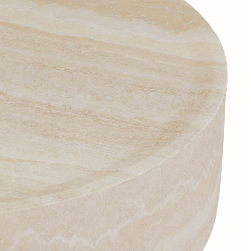 Gracie Oaks Vozelle Round Coffee Table - Modern Design