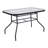 Buckden 4-Person Patio Dining Set with Square Glass Table-44084217