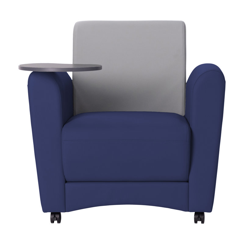 Chaise rembourrée Pro Series, Gris / bleu marine / Strandz cosmique