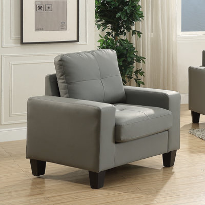 Vegas W Polyester Armchair, Modern Club Chair