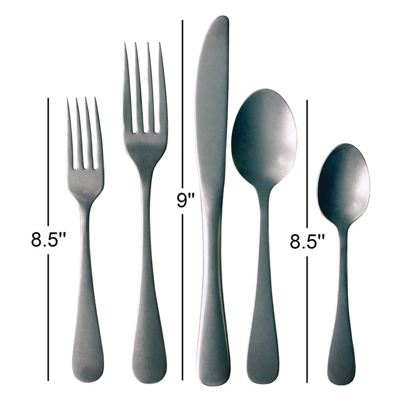Farmhouse Pottery Woodstock Stainless Steel Flatware Set