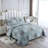 Sateen Floral Quilt Set-1469890475