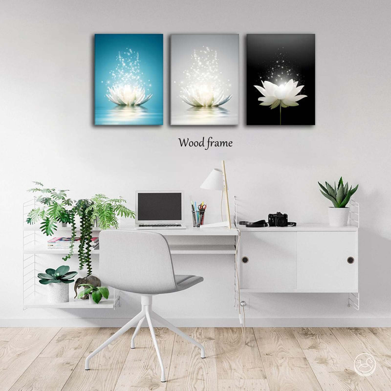3 Piece Wrapped Canvas Print, 60 cm H x 40 cm W
