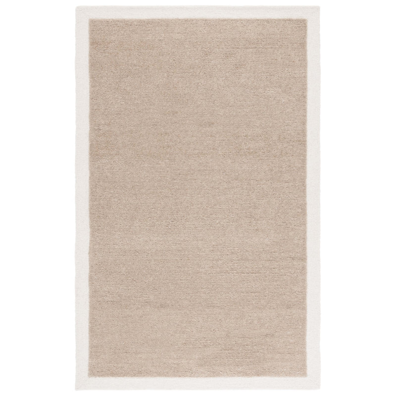 Metro Hand Tufted Wool; Cotton Solid Color Indoor Rug, Rectangle 8' x 10'