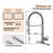 Bolden CASAINC 1.8 GPM Britt Commercial Style Pull Down Single Handle Kitchen Faucet-93965546