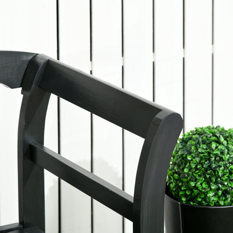 Banc de patio, banc de jardin extérieur avec dossier et accoudoirs, banc de hall d'entrée