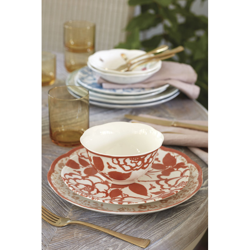 Butterfly Meadow 4 Piece Rice Bowl Set