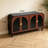 Sideboard Cabinet with Gold Half-Moon Handle