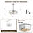 Notchietown 18" Industrial Reversible Ceiling Fan with 6 Lights and Remote, DC Motor 6 Speeds Ceiling Fan-1428036697
