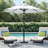 Ayomipo 108 " W Octagonal Collapsible Market Umbrella with Crank Lift-106870927-87524743