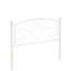 Lit double en métal blanc avec construction - Conception moderne, silencieuse et silencieuse, facile à assembler, sans sommier tapissier, convient à un matelas de 8 pouces et plus, poids maximal de 600 lb en blanc, look d'apparence, structure solide