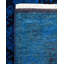 Tapis bleu noué à la main de conception unique Holsworth - bleu