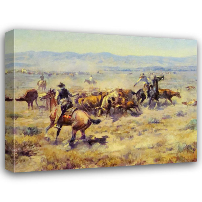 The Round-Up, 19" H x 24" W