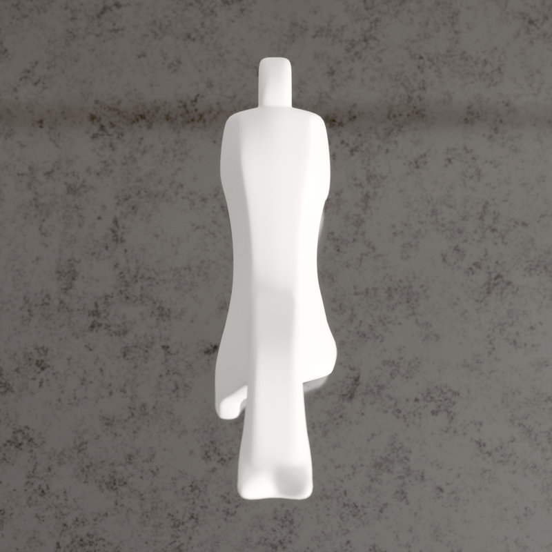 Horse-Matte White