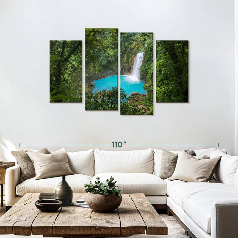 Alvord Rio Celeste Waterfall, 48'' H x 75'' W
