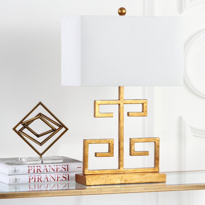 Keya Metal Table Lamp, Gold