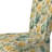 Subdued Oasis Boho Pattern - Velvet Upholstered Farmhouse Side Chair, Rustic Floral Accent Chair