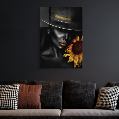 Peinture décorative en verre trempé