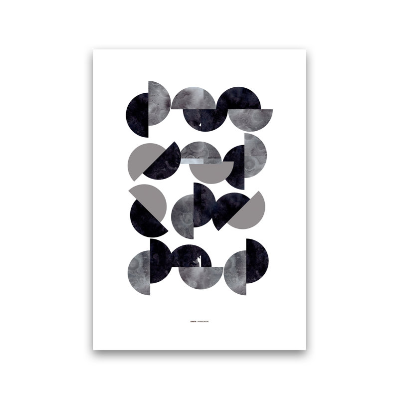 PJ-836-15 Geometric - Print, No Framed, 84.01cm H x 59.4cm W x 1cm D