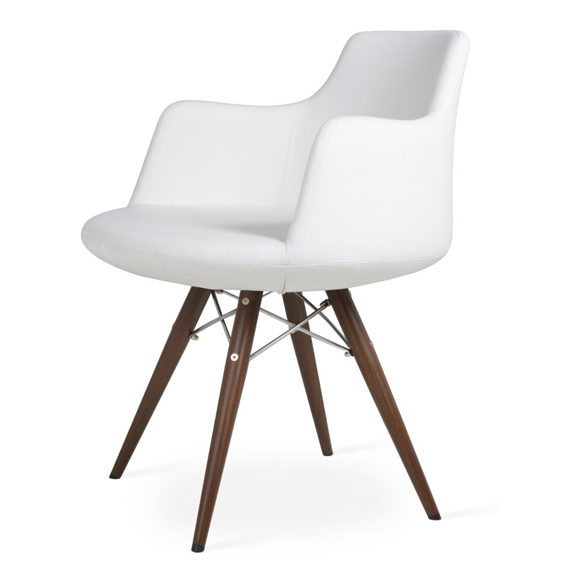 Fauteuil Dervish, Noir, Orangé