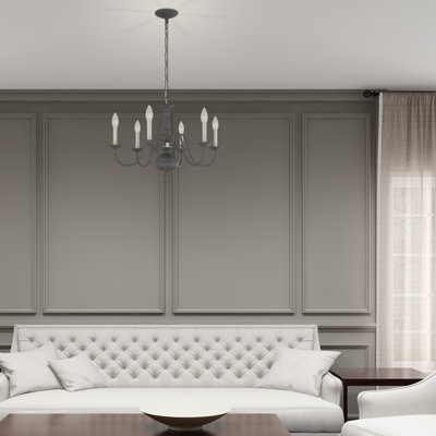 Benedetto Steel Dimmable Chandelier