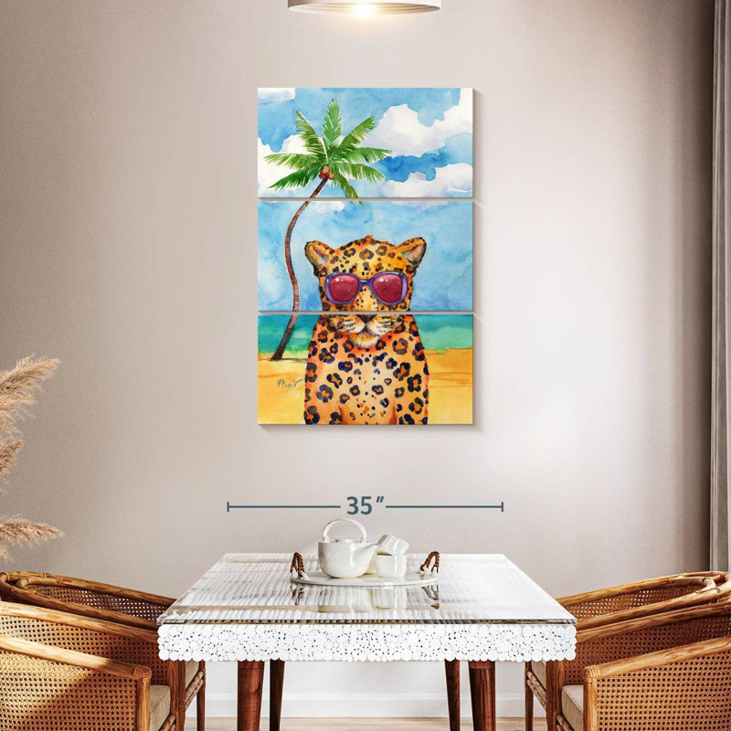 Ketti Hip Shades Cheetah, 65" H x 42" W