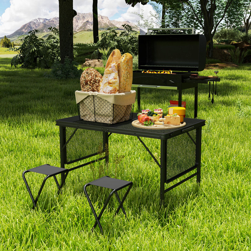 Rectangular 2 - Person 137Cm L Outdoor Picnic Table