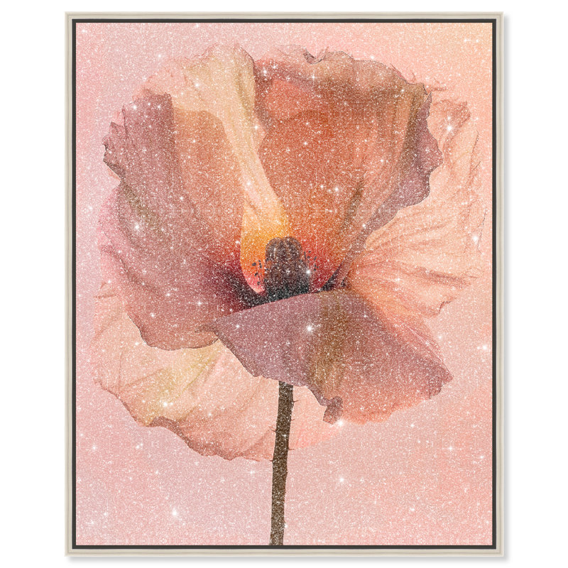 Amber Radiance I Print by Oliver Gal, 31"H x 37"W, Silver Floater Frame