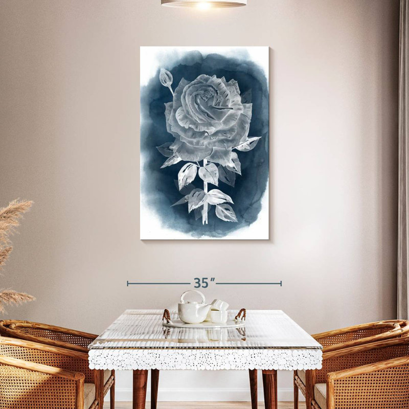 Harnek Ghost Rose I, 45" H x 30" W