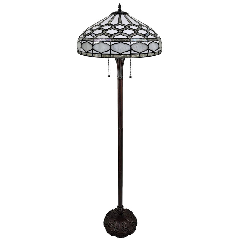 Amarian 62'' Black Torchiere Floor Lamp