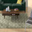 Tapis vert kaki en laine fabriqué à la main Hendrickson