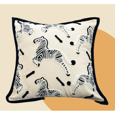 Black Square Cushion Cover