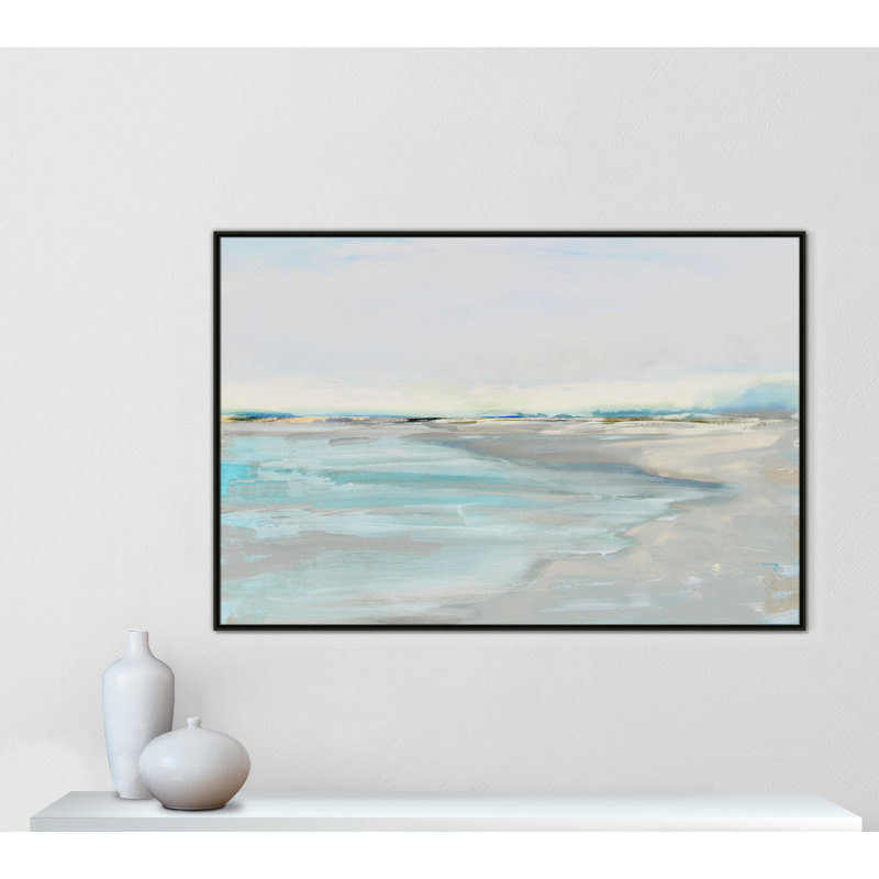 «Inlet at Dusk Print» par Val Rhodes, Espresso, H 41,5 po x l 61,5 po