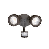 2 - Head LED Hardwired Outdoor Security Flood Light with Motion Sensor