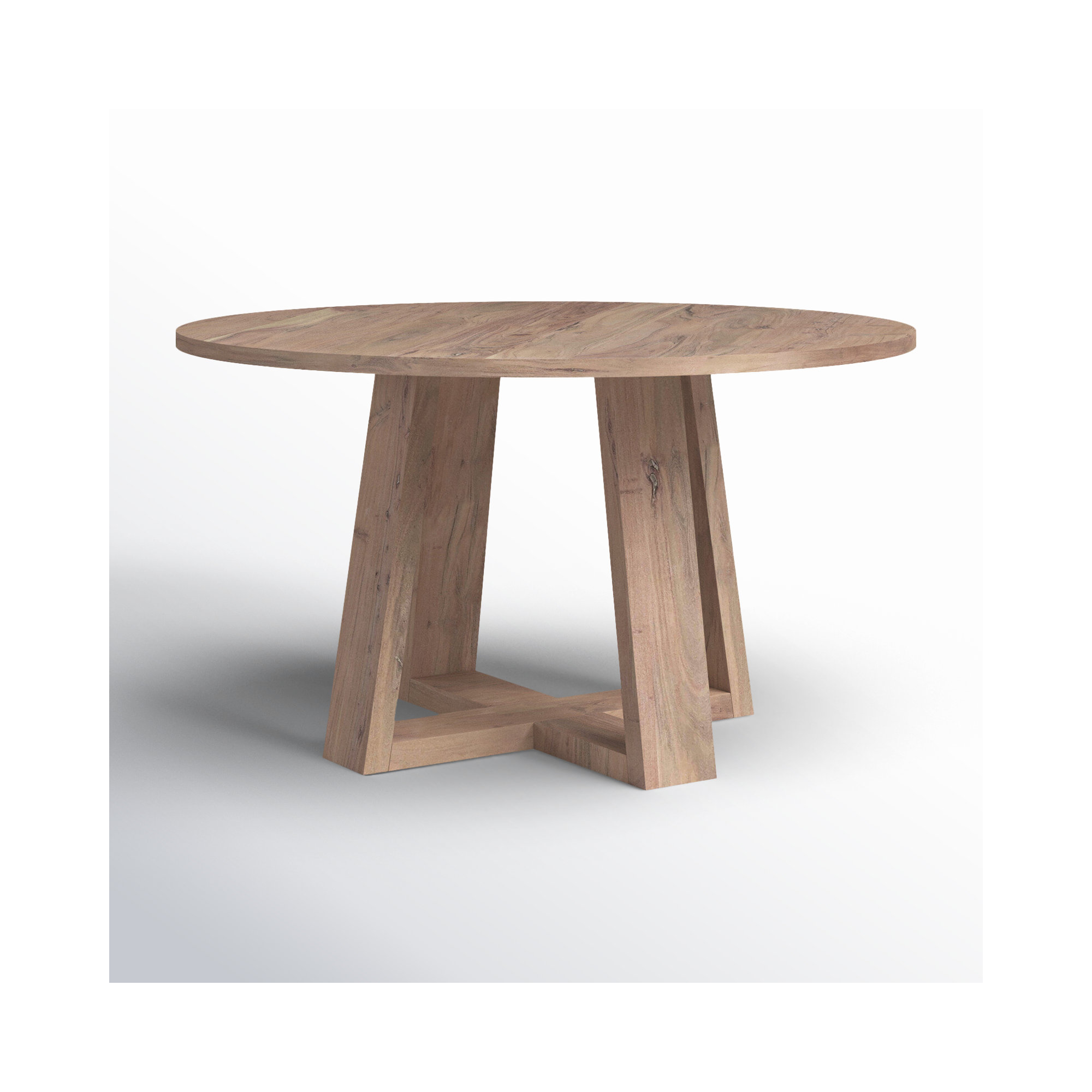 Mathias 54'' Round Dining Table, Whitewashed