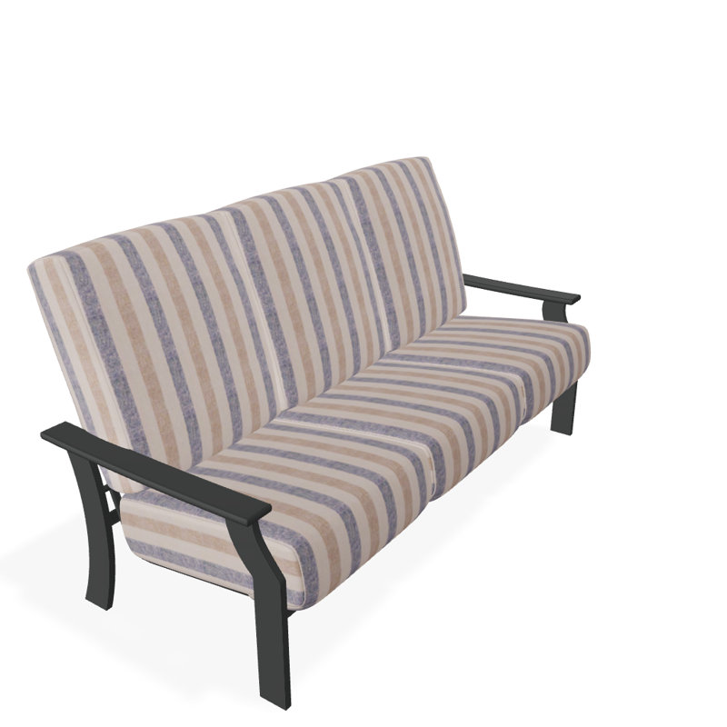 Canapé de patio profond avec coussins St. Catherine, Roitelet, Graphite