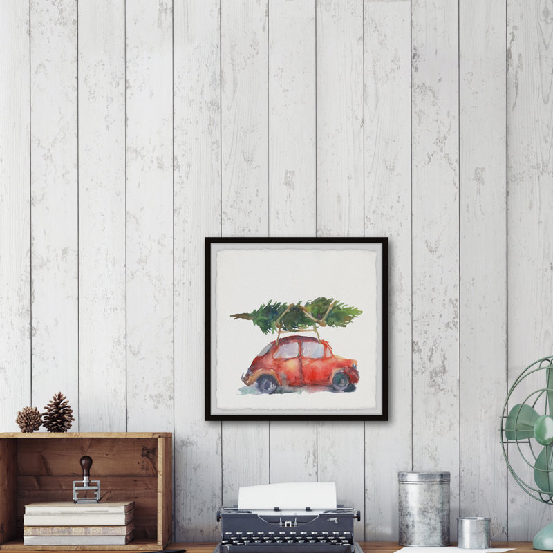 Starting The Holidays - Single Picture Frame Painting, 61cm H x 61cm W x 3.81cm D