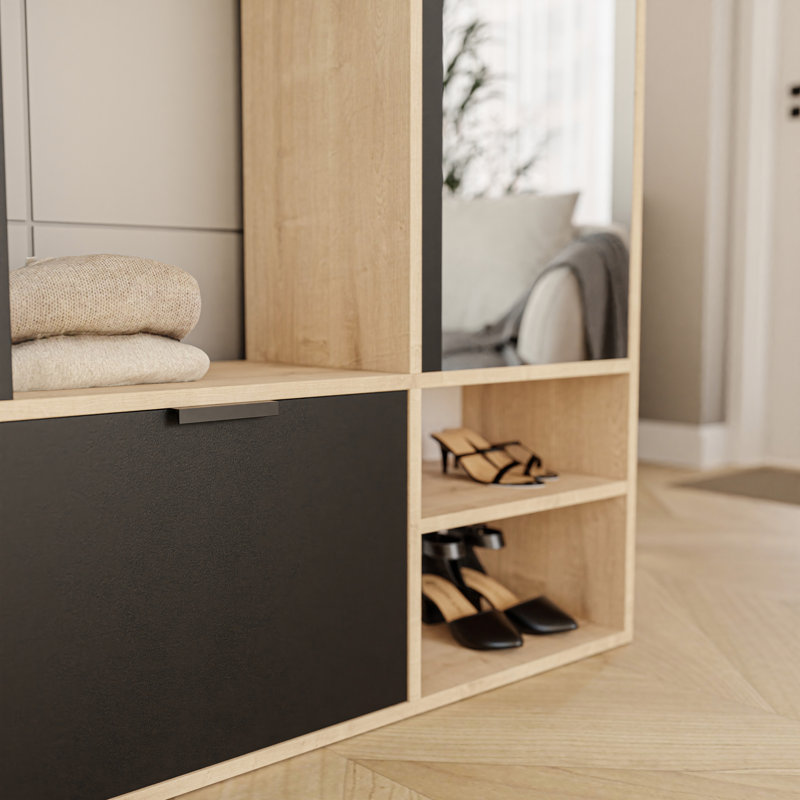 Yes Wardrobe, Black/Brown