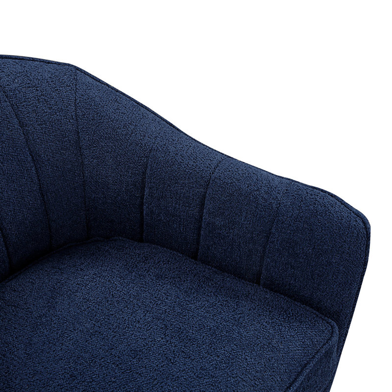Fauteuil d'appoint Mid-Century, Bleu